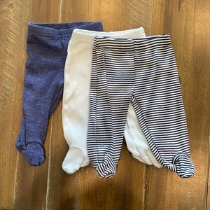 LIKE NEW - Newborn Footie Pants